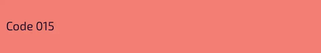 Code 015